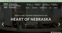 Desktop Screenshot of nebraskaoralfacialsurgery.com